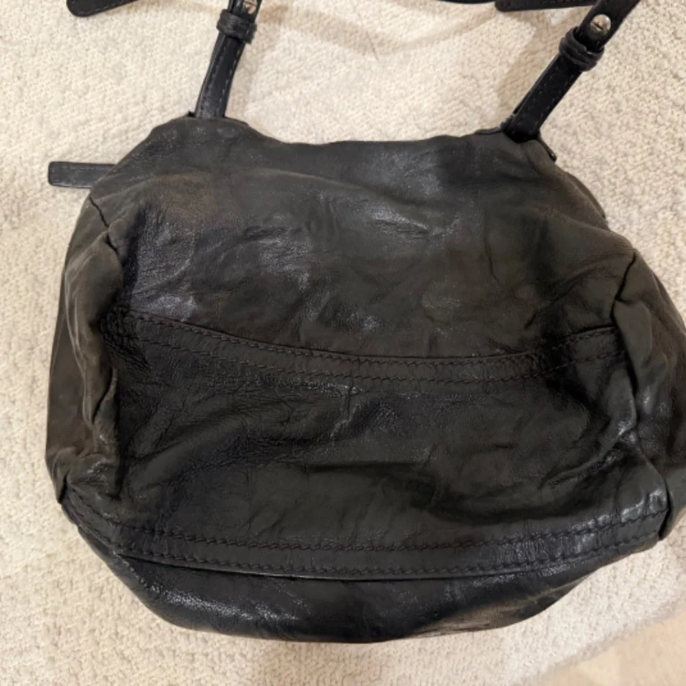 Givenchy Mini Pandora Bag Black Sheepskin Crossbody Iconic Zip Bag - Picture 5 of 8